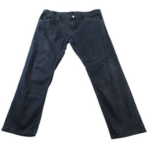 Hugo Boss Jeans Mens 38x30 Blue Maine1 Rinse Stretch Straight Leg Denim 1434